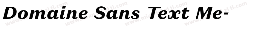 Domaine Sans Text Me字体转换